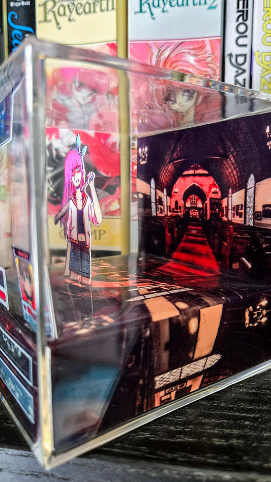 OMORI Aubrey Faraway Town Real World Boss Battle 3D cube diorama