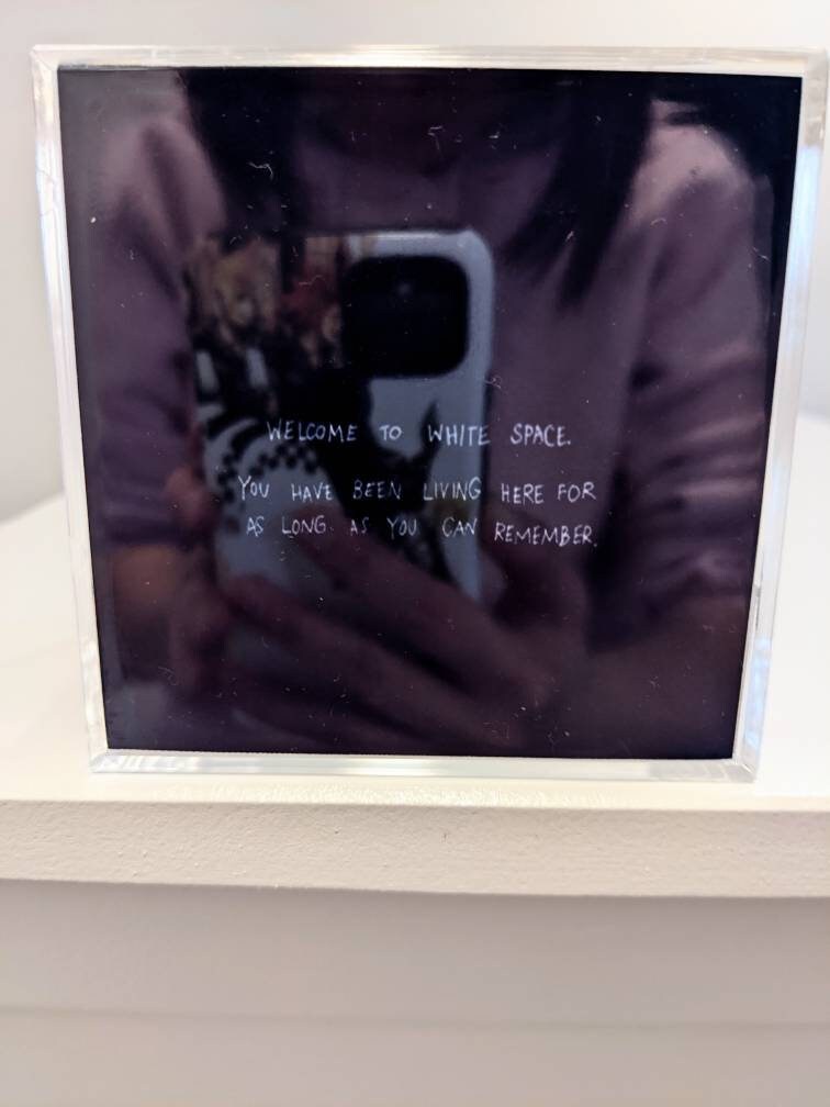 Omori White Space Cube Diorama