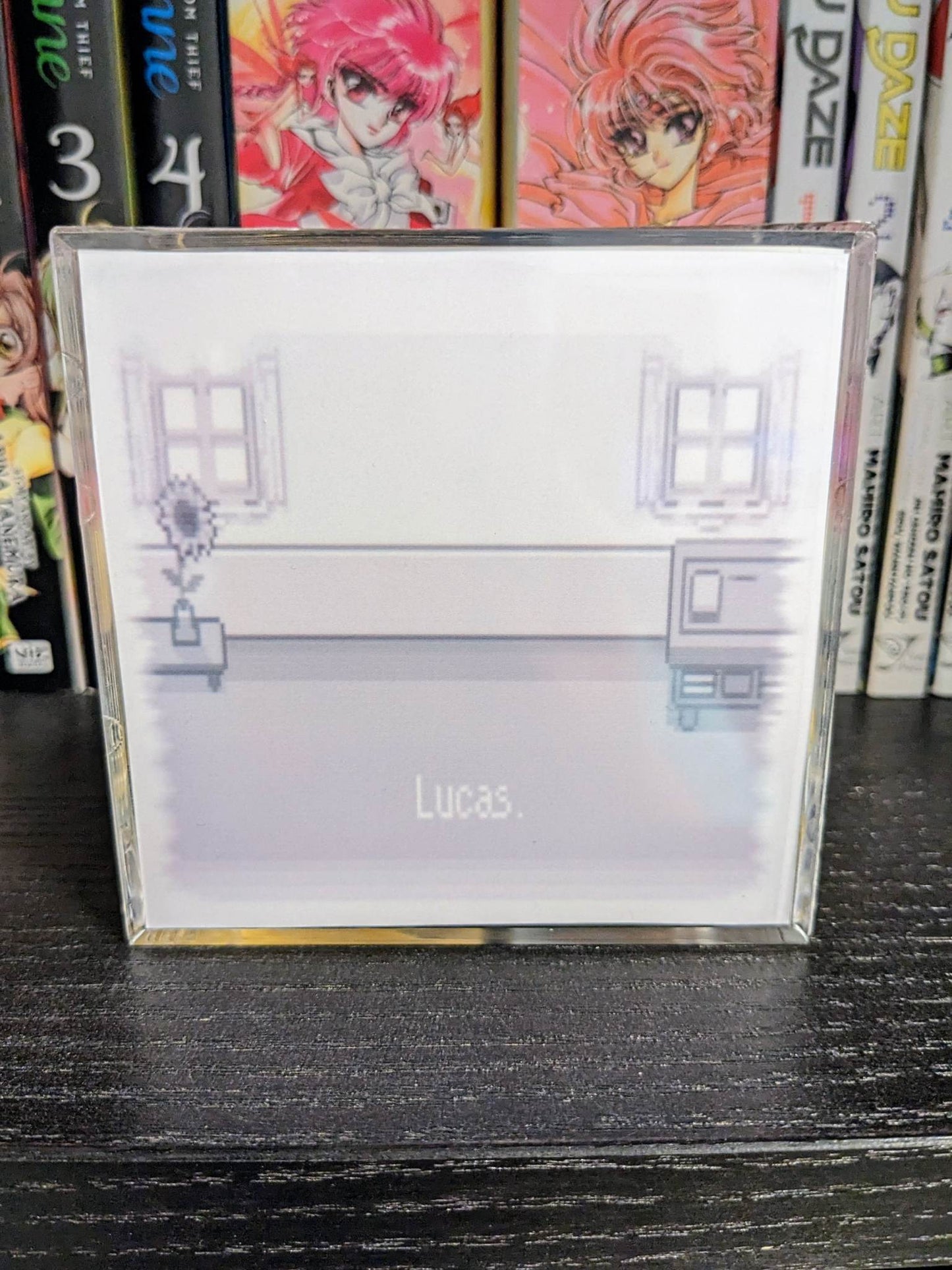 MOTHER 3 sunflower fields 3D cube diorama
