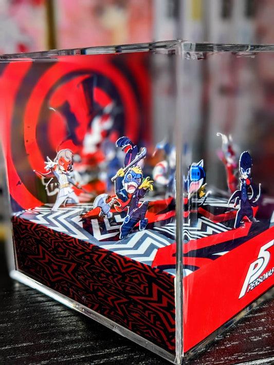 Persona 5 3D cube diorama
