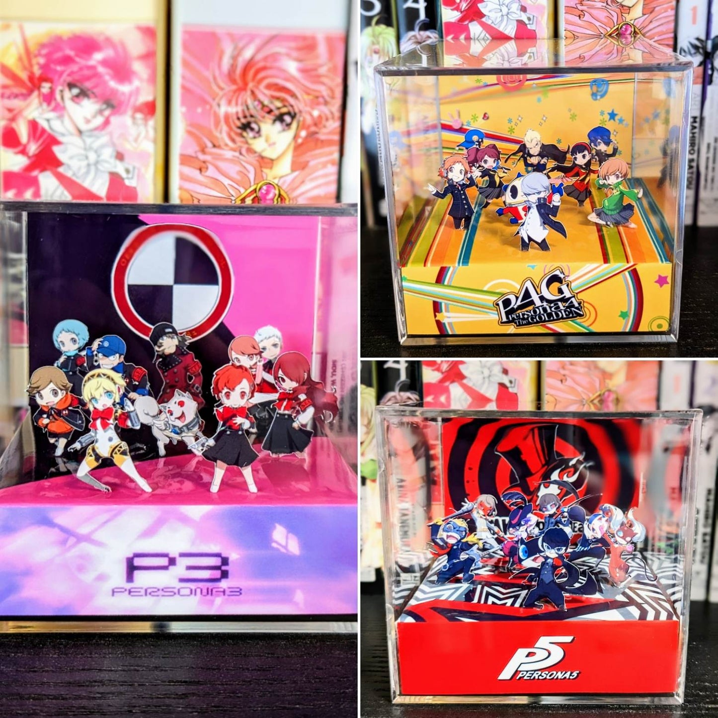 Persona 5 3D cube diorama