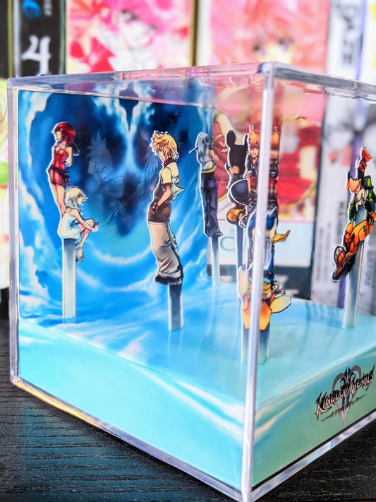 Kingdom Hearts 2 Final Mix 3D cube diorama