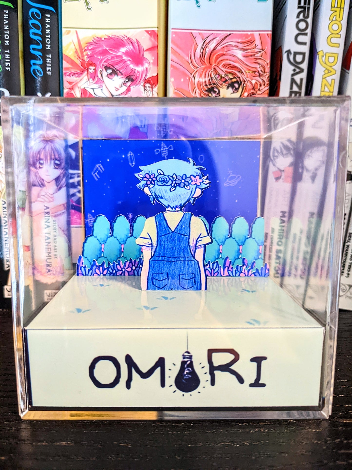 OMORI Basil in Head Space 3D cube diorama
