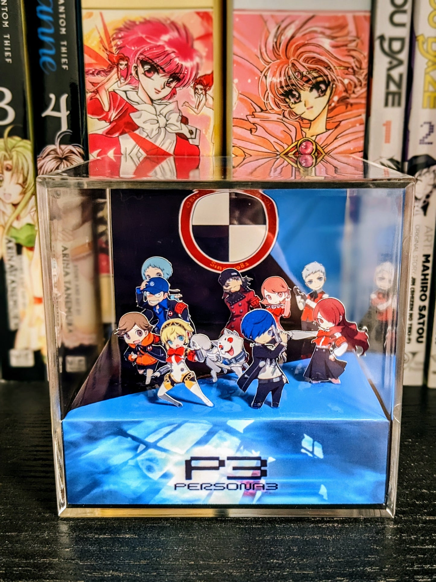 Persona 3, Persona 4 and Persona 5 3D cube diorama bundle