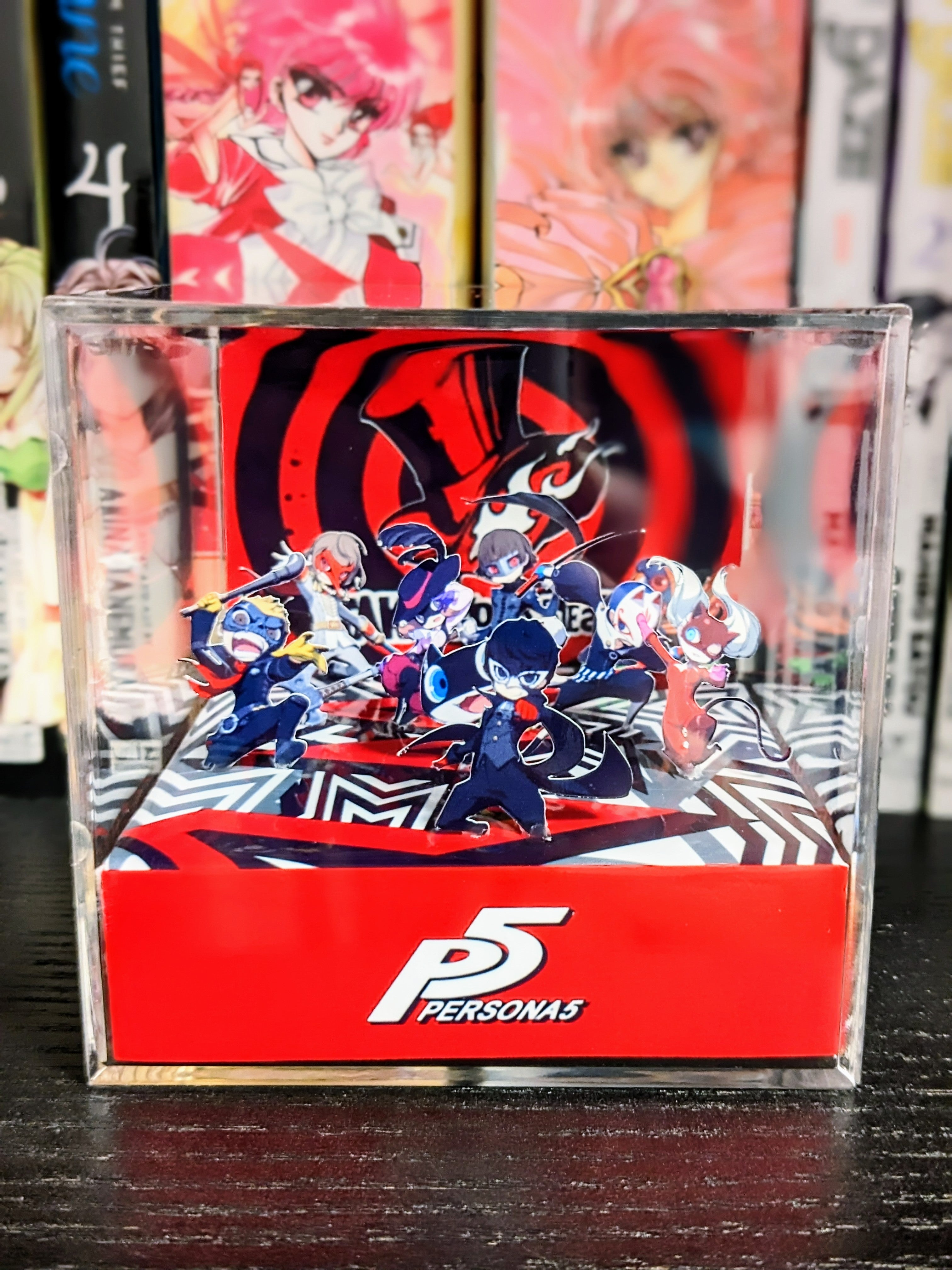 Persona 5 3D cube diorama BubzTea Artz Persona 5 3D cube diorama BubzTea Artz