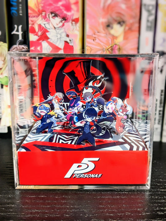 Persona 5 3D cube diorama