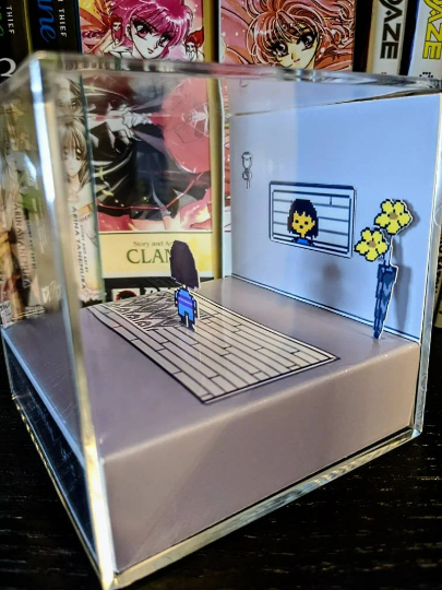 UNDERTALE 3D cube diorama - Despite Everything, It's Still You