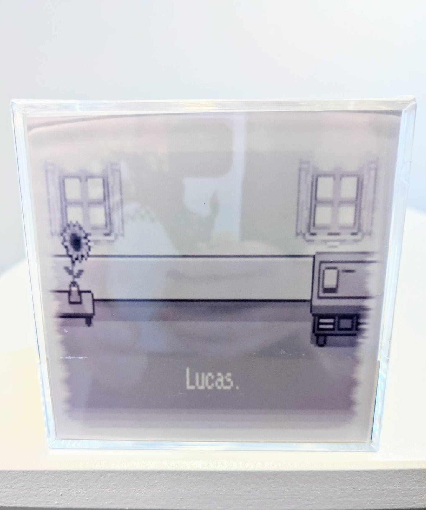 MOTHER 3 sunflower fields 3D cube diorama TEMPLATE