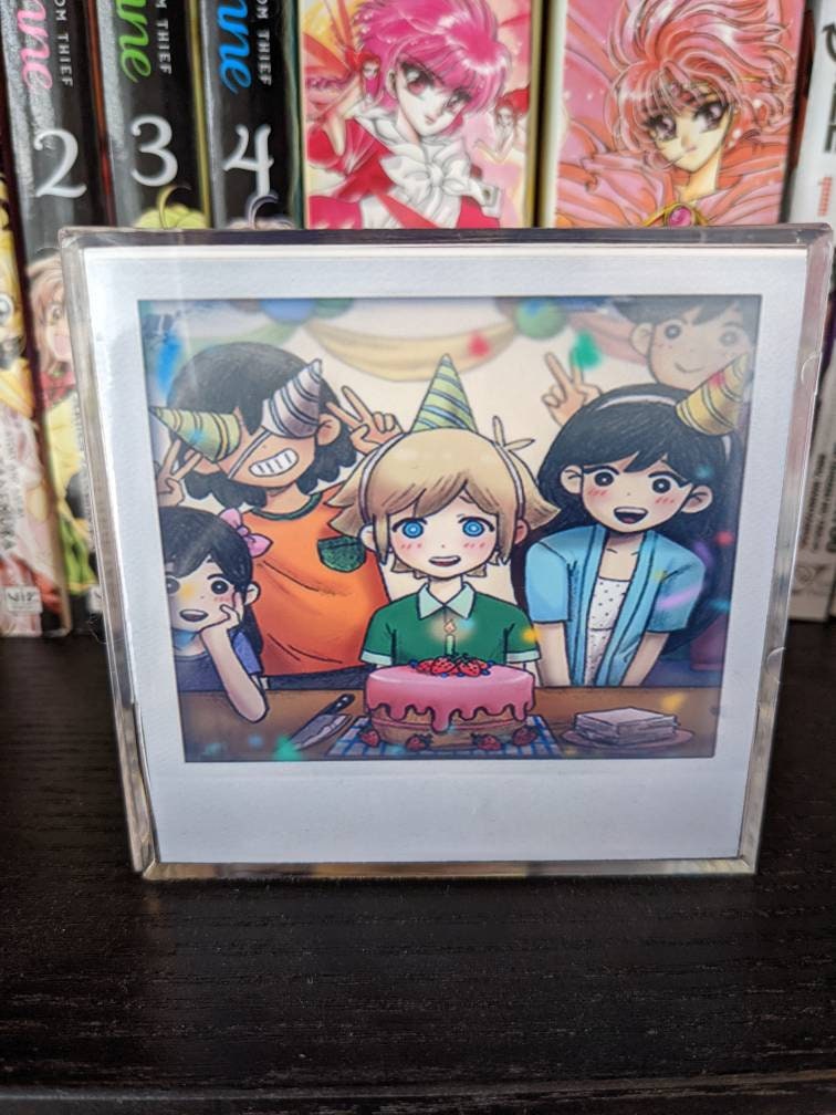 OMORI Basil's Birthday 3D cube diorama