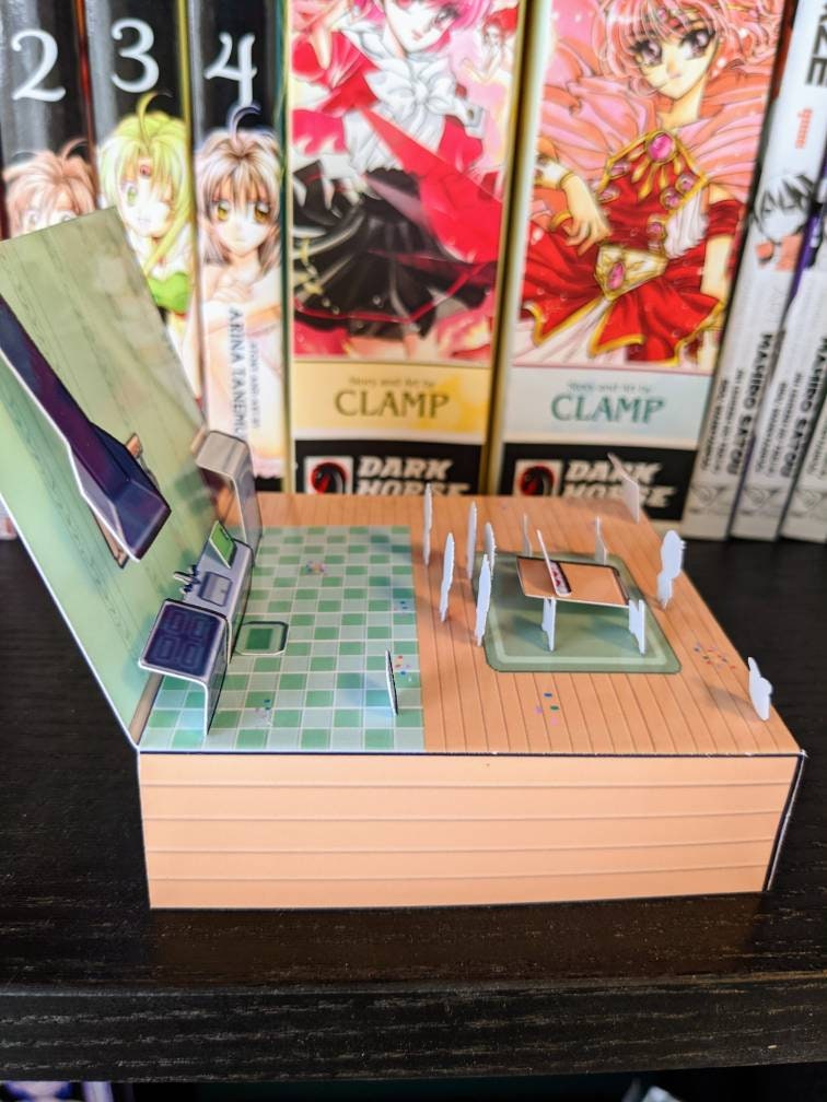 OMORI Basil's Birthday 3D cube diorama