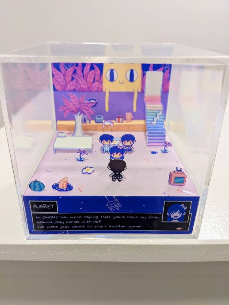 OMORI 3D cube diorama bundle (choose any 3) + sticker bonus