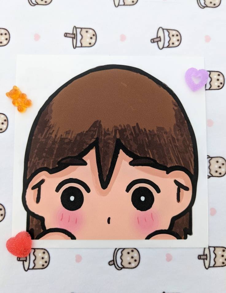 OMORI Peekers Sticker Decal