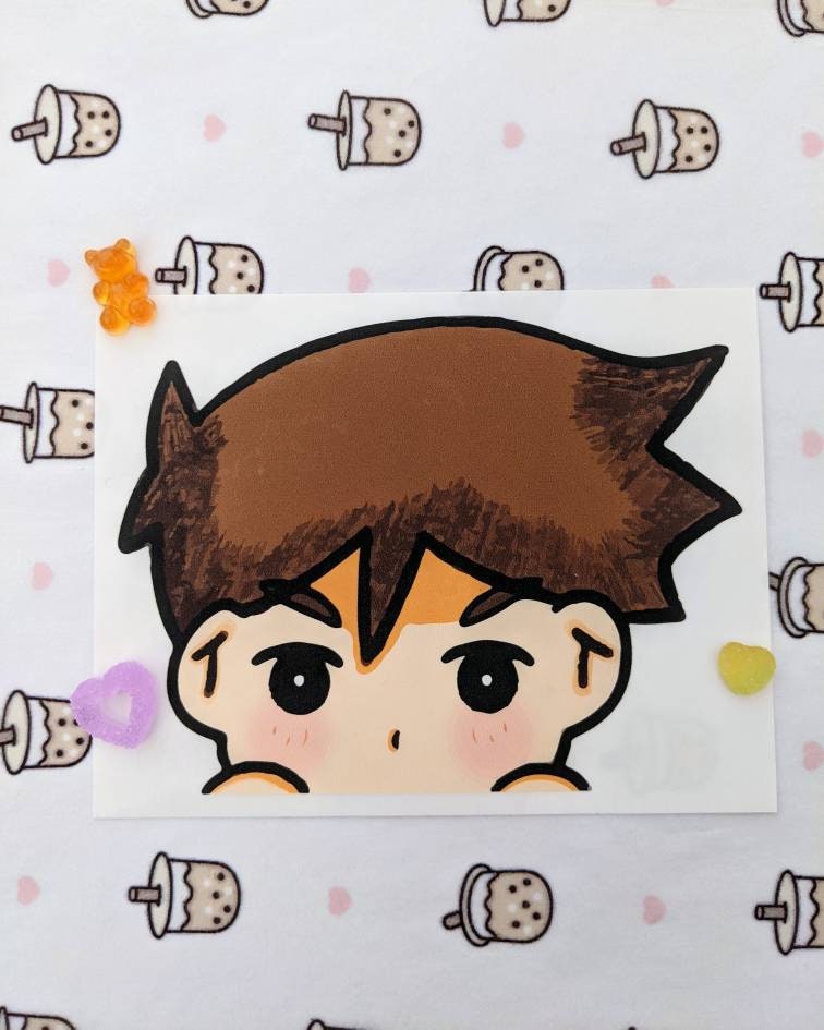 OMORI Peekers Sticker Decal