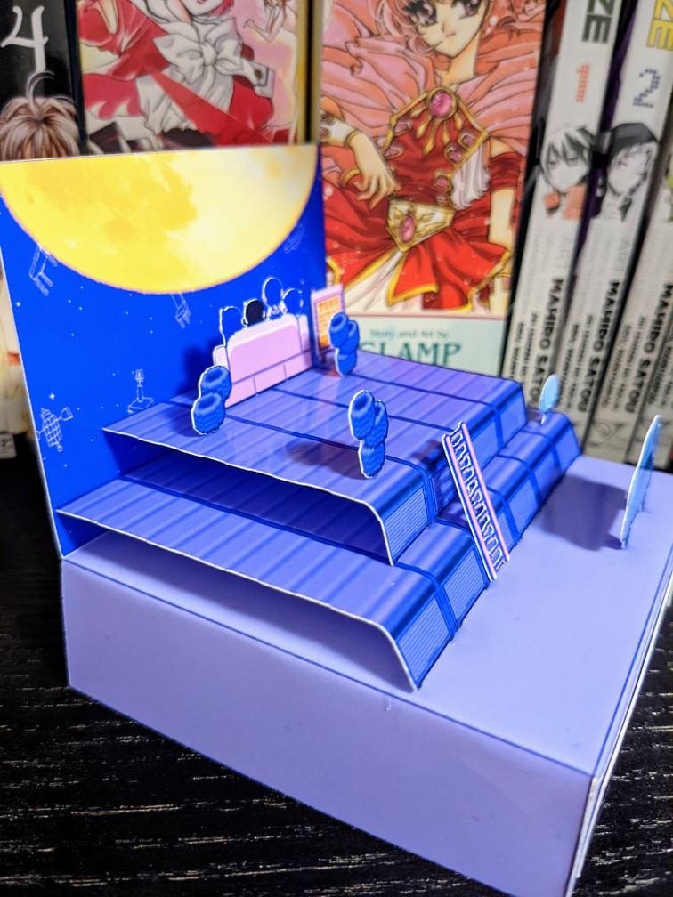 OMORI Junkyard hangout 3D cube diorama