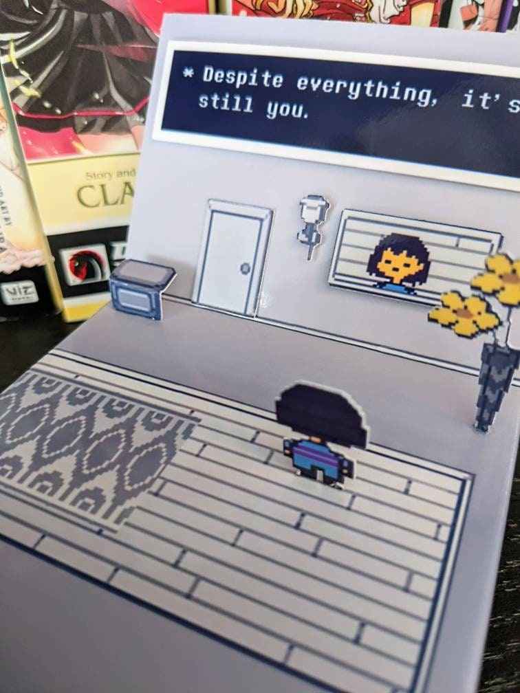 UNDERTALE 3D cube diorama - Despite Everything, It's Still You