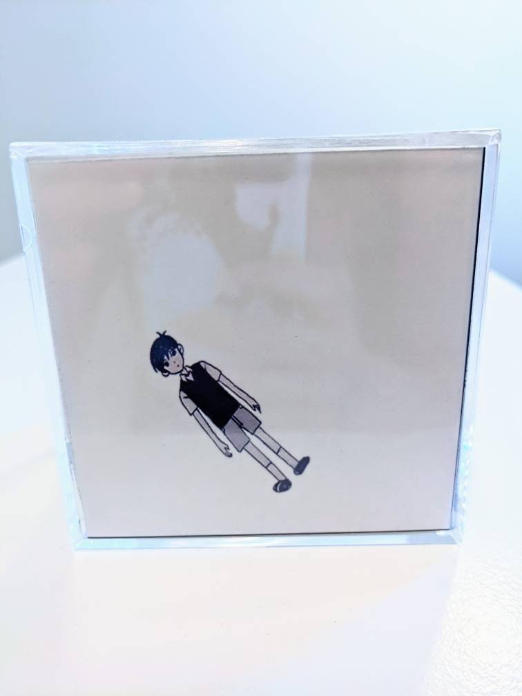 OMORI White Space Omori & Sunny version 3D cube diorama TEMPLATE