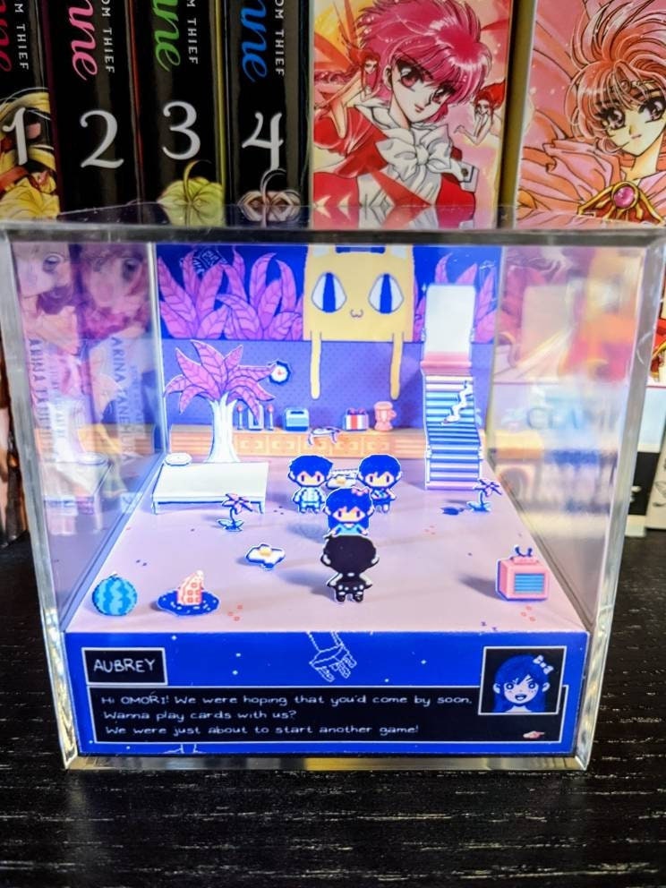 OMORI Neighbor's Room 3D cube diorama