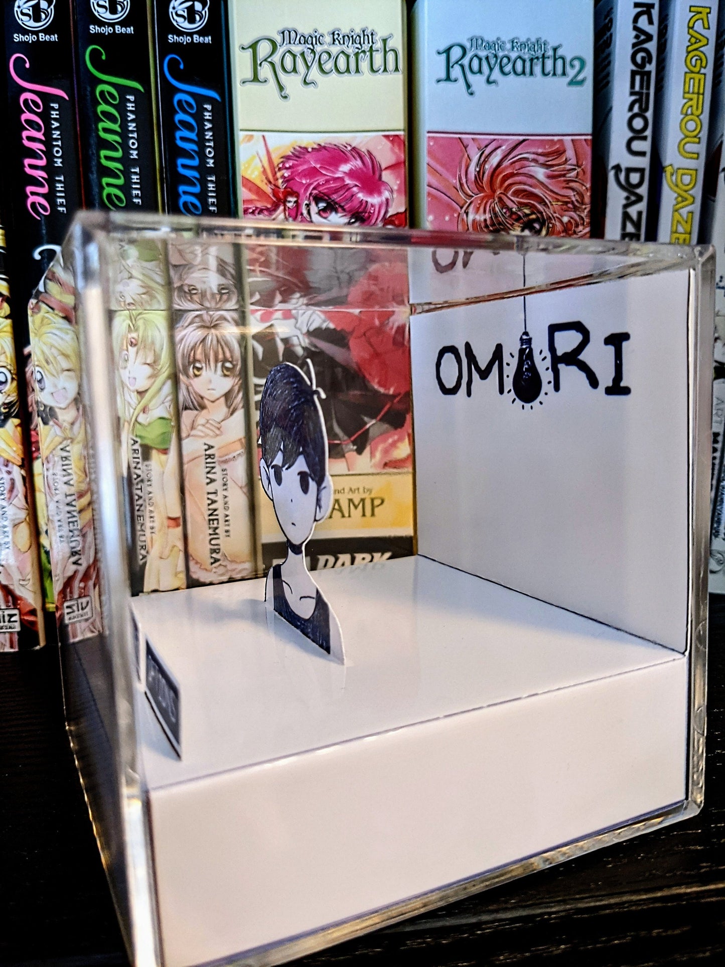 OMORI Title Screen 3D cube diorama