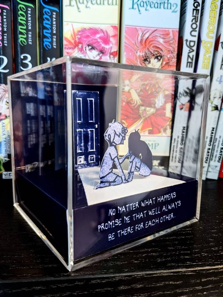 OMORI No matter what happens promise me 3D cube diorama