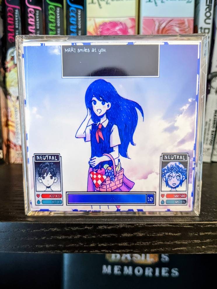 OMORI Mari Boss Battle 3D cube diorama