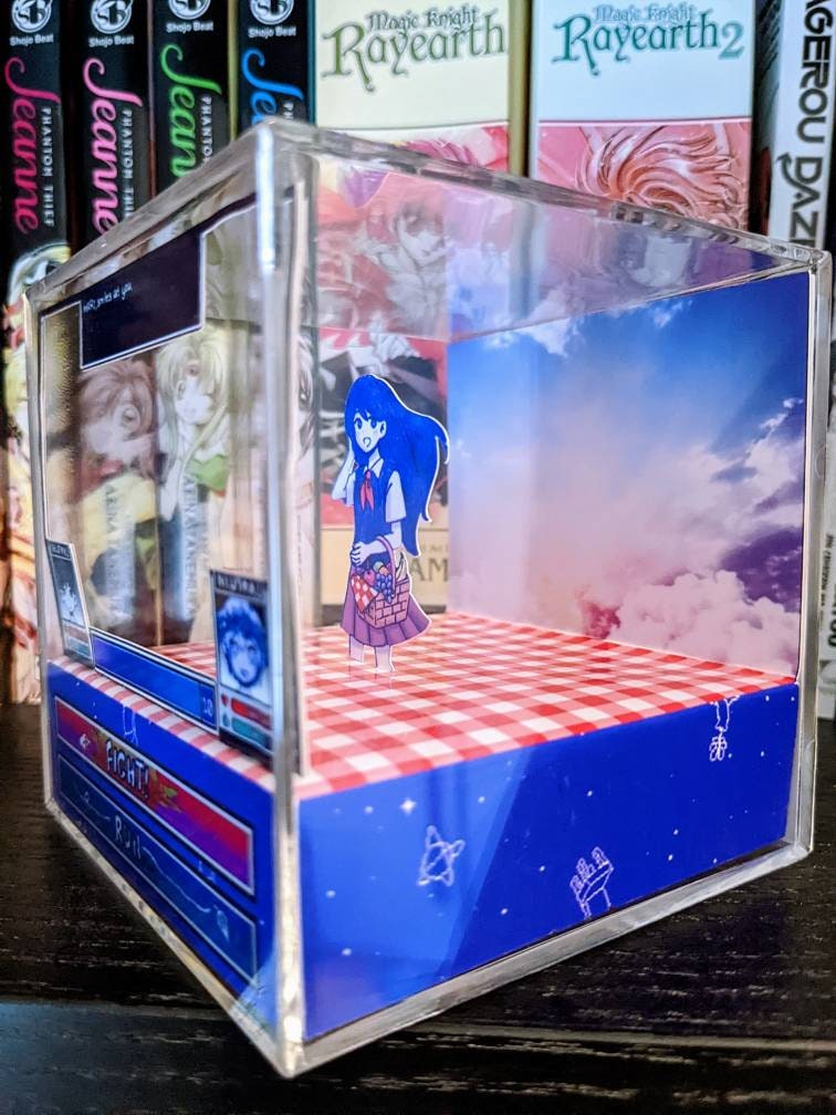 OMORI Mari Boss Battle 3D cube diorama