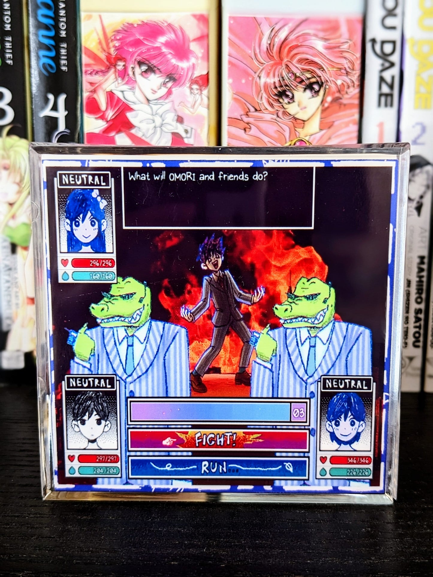OMORI Bossman Hero Boss Battle 3D cube diorama