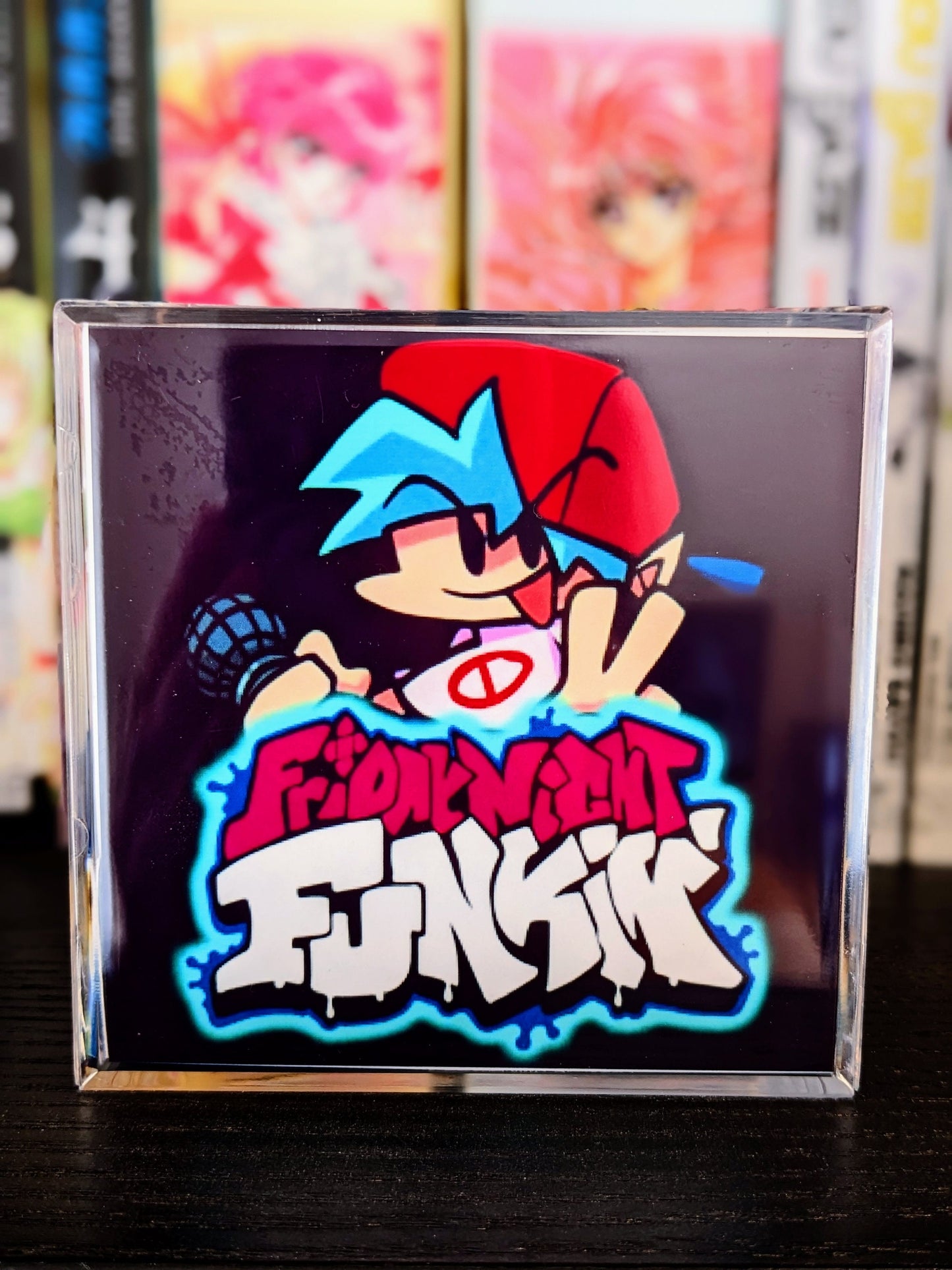 Friday Night Funkin Sunset 3D cube diorama