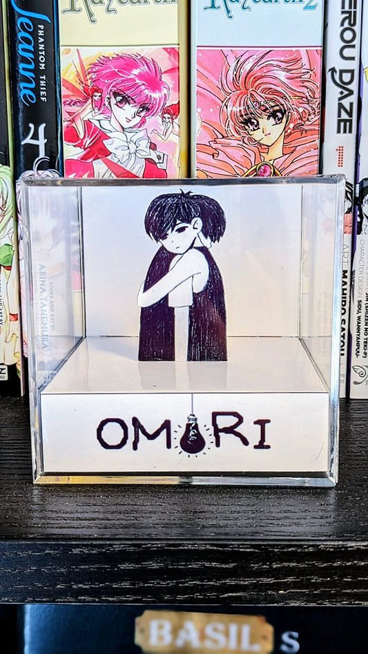 OMORI Sunny and Omori hug final battle 3D cube diorama