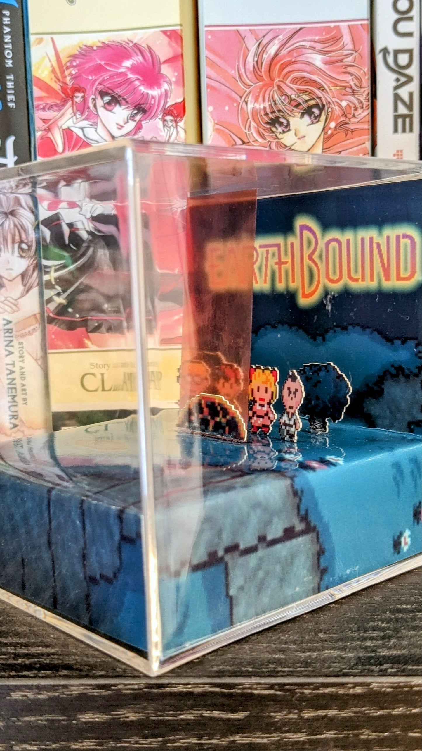Earthbound Meteor Onett 3D cube diorama | gamer gift | gamer cube | video game merch | cute gift |