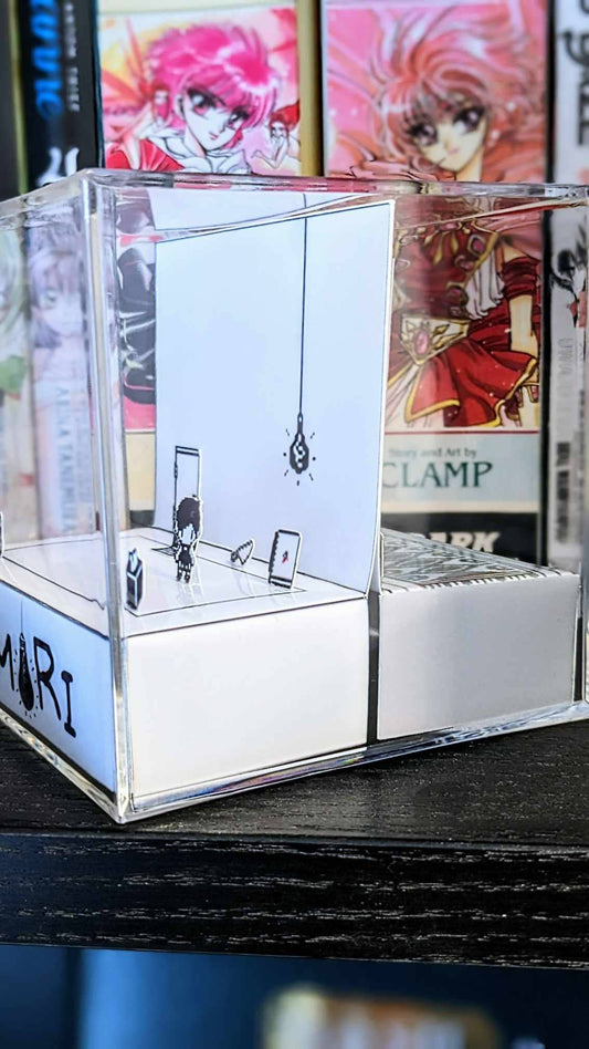 OMORI X UNDERTALE Dual Sided 3D cube diorama | White Space | Despite everything, it's you & It's you! | Double sided cube