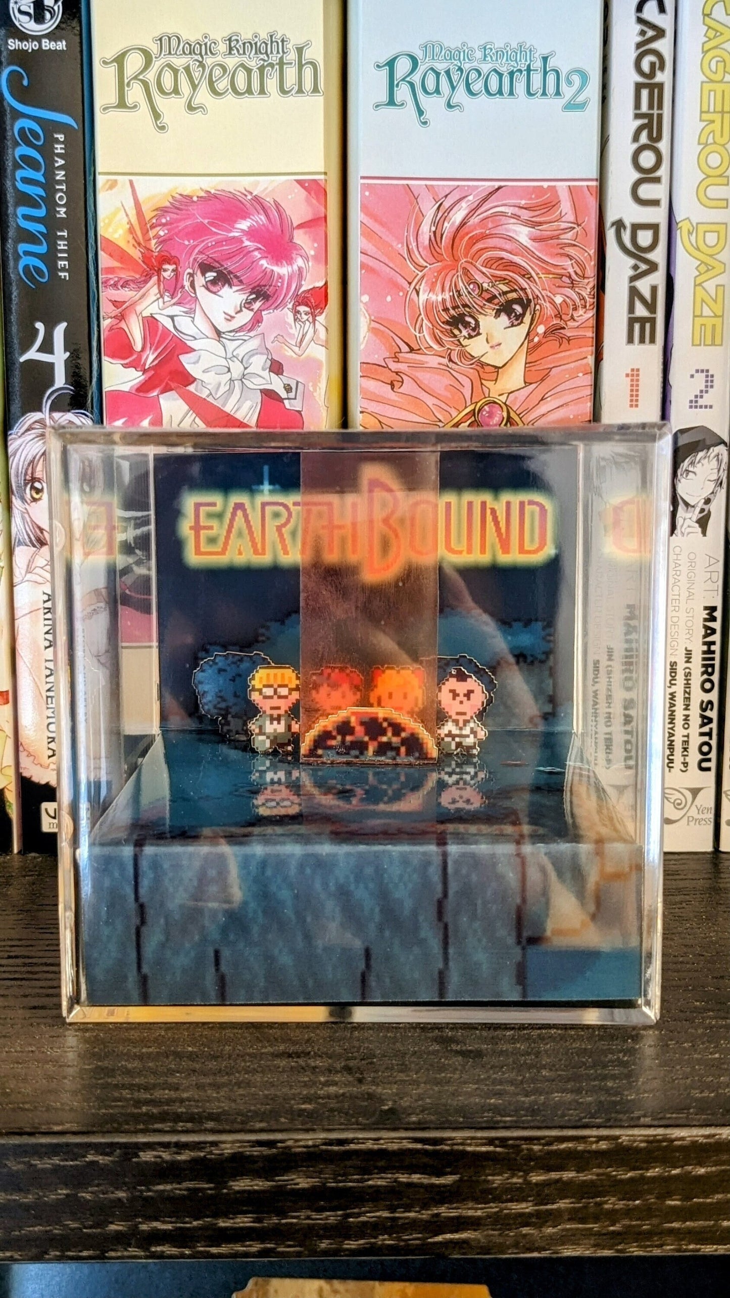 Earthbound Meteor Onett 3D cube diorama | gamer gift | gamer cube | video game merch | cute gift |