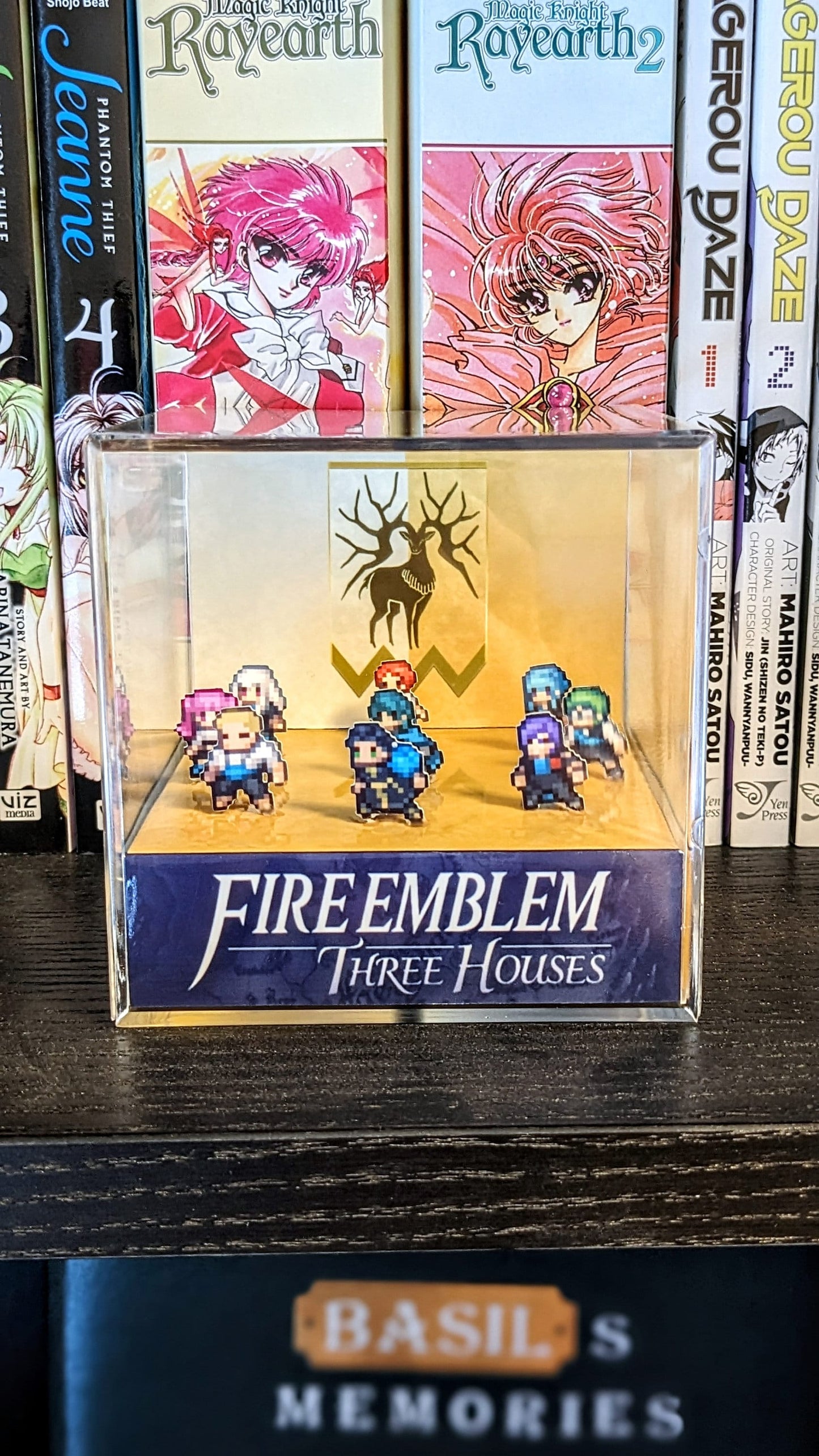 Fire Emblem Three Houses Golden Deer 3D cube diorama