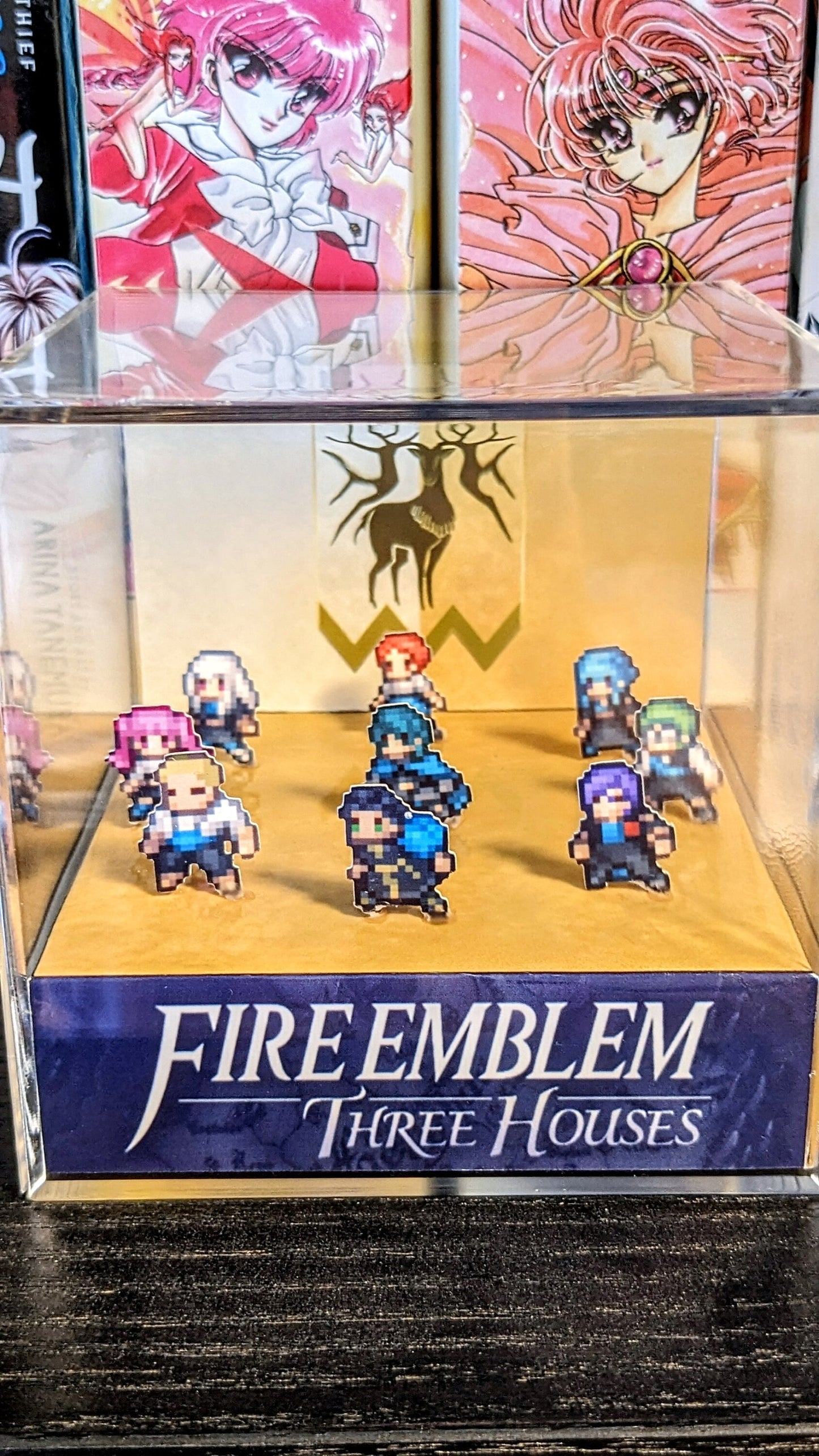 Fire Emblem Three Houses Golden Deer 3D cube diorama