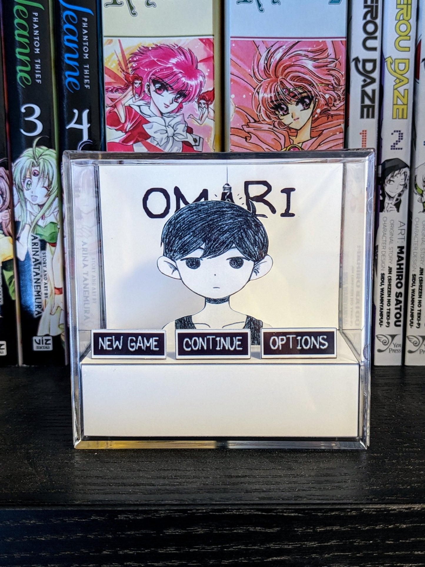 OMORI Dual Sided 3D cube diorama | Title screen | Good ending