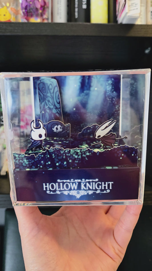 Hollow Knight - The Knight Vs Hornet Battle 3D Cube Diorama