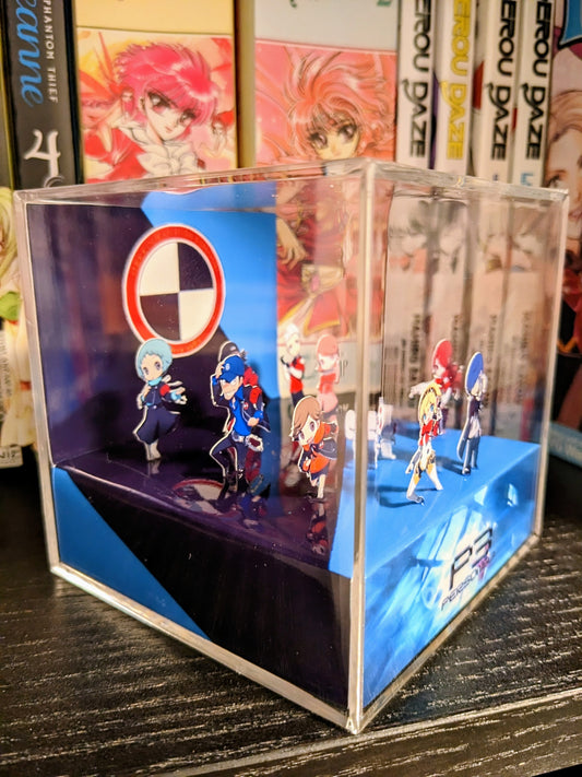 Persona 3 3D cube diorama (Customize between the Male or Female Protagonist)