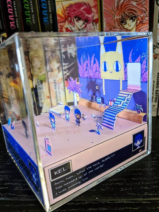 OMORI Neighbor's Room 3D cube diorama