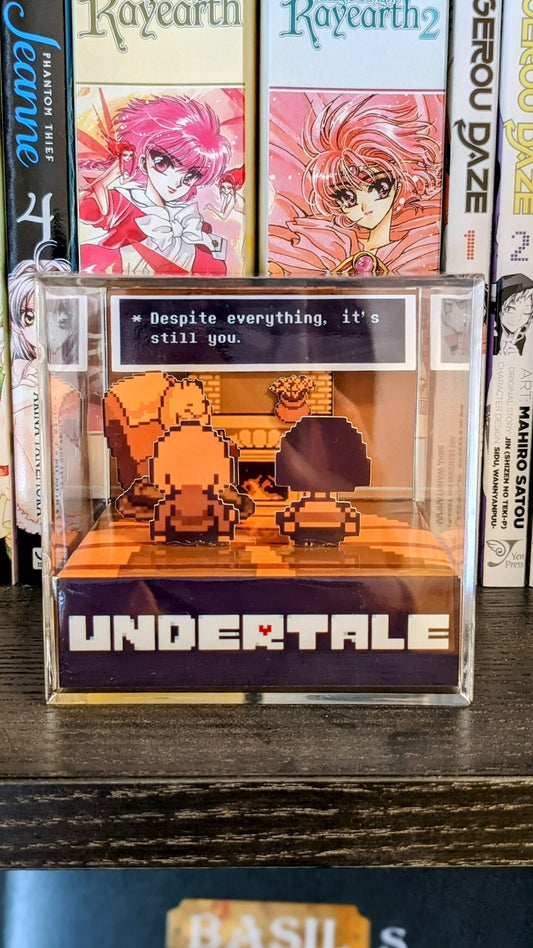 UNDERTALE 3D cube diorama - Toriel, Frisk, Asriel and Chara Despite Everything, It's Still You | It's you!