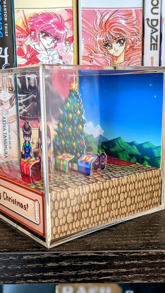 CUSTOMIZABLE Christmas Stardew Valley 3D cube diorama