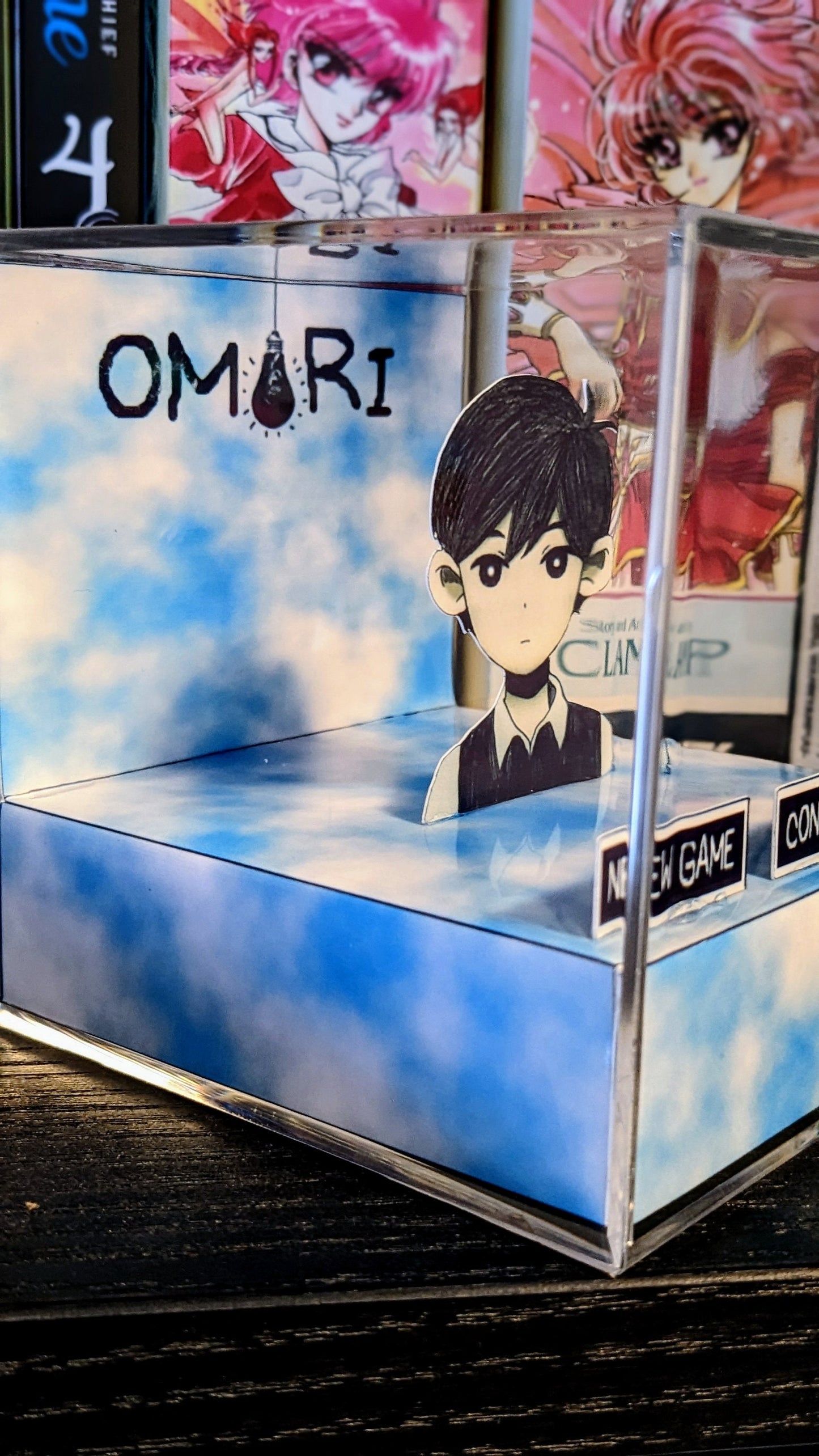 OMORI Title Screen 3D cube diorama - Sunny Version | Good ending